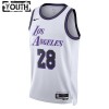 Barn Los Angeles Lakers Tröja Rui Hachimura 28 Nike 2022-23 City Edition Vit Swingman